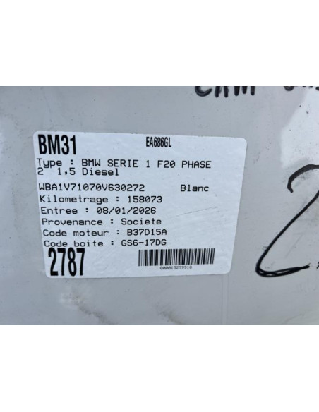 Compteur BMW SERIE 1 F20 PHASE 2 Diesel