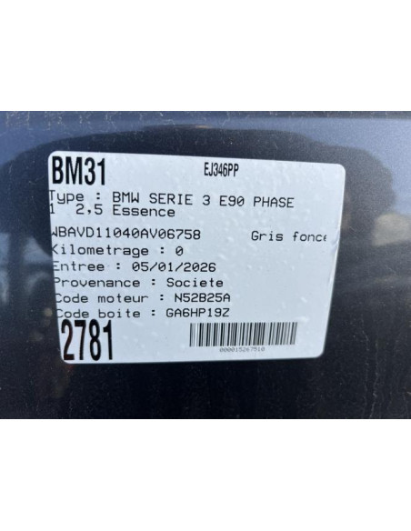 Alternateur BMW SERIE 3 E90 PHASE 1 Essence