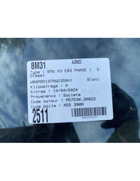 Fusee avant gauche BMW X3 E83 PHASE 1 Diesel