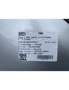 Garniture de pavillon BMW SERIE 3 E46 PHASE 2 Diesel 2