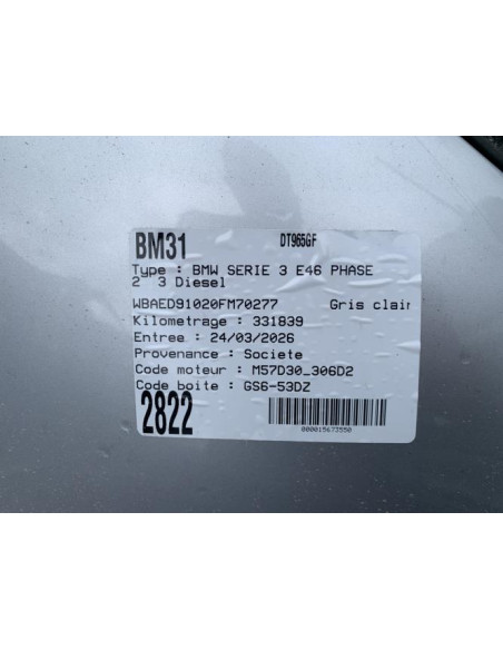 Bloc chauffage BMW SERIE 3 E46 PHASE 2 Diesel