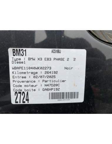 Antenne BMW X3 E83 PHASE 2 Diesel