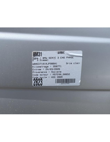 Pont avant complet BMW SERIE 3 E46 PHASE 2 Diesel