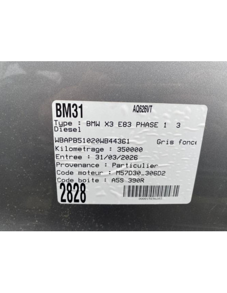 Radiateur huile BMW X3 E83 PHASE 1 Diesel