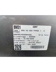 Tableau de bord BMW X3 E83 PHASE 1 Diesel 2