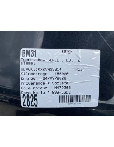 Grille de calandre gauche BMW SERIE 1 E81 Diesel
