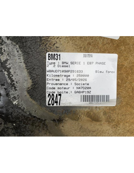 Boite a air BMW SERIE 1 E87 PHASE 2 Diesel