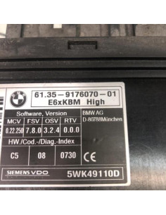 Calculateur BMW SERIE 5 E61 TOURING PHASE 2 BREAK Diesel