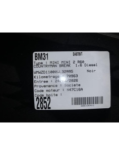 Joint de coffre MINI MINI 2 R60 COUNTRYMAN BREAK Diesel