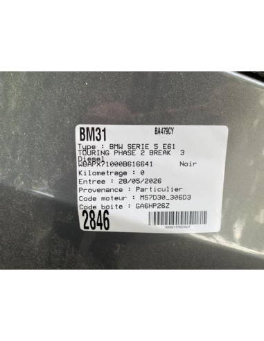 Support moteur gauche BMW SERIE 5 E61 TOURING PHASE 2 BREAK Diesel