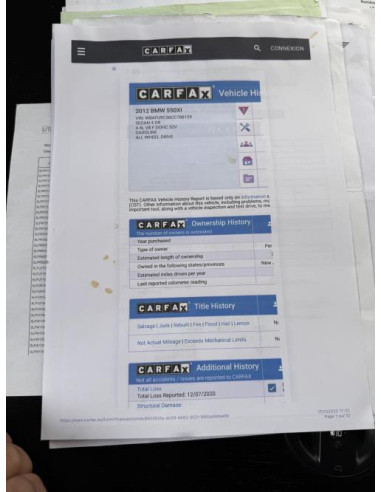 Charniere de capot BMW SERIE 5 F10 PHASE 1 Essence