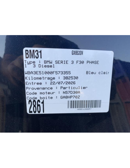 Turbo BMW SERIE 3 F30 PHASE 1 Diesel