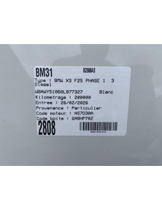 Turbo BMW X3 F25 PHASE 1 Diesel