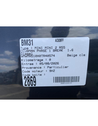 Boite de vitesses MINI MINI 2 R55 CLUBMAN PHASE 1 BREAK Diesel