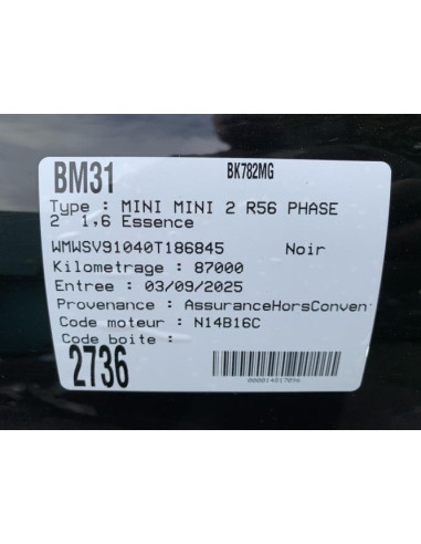 Antenne MINI MINI 2 R56 PHASE 2 Essence