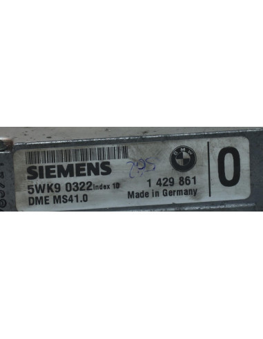 Calculateur moteur BMW SERIE 3 E36 CABRIO Essence