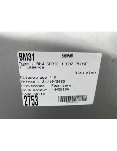 Embrayage BMW SERIE 1 E87 PHASE 1 Essence