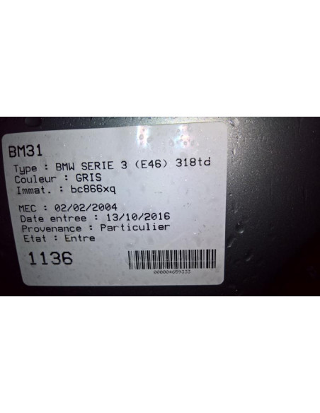 Injecteurs BMW SERIE 3 E46 COMPACT PHASE 2 Diesel