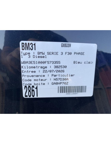 Pare choc avant BMW SERIE 3 F30 PHASE 1 Diesel