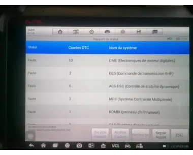 Ecran GPS BMW SERIE 3 E90 PHASE 1 Essence