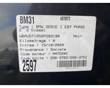 Bouchon de carburant BMW SERIE 1 E87 PHASE 2 Diesel