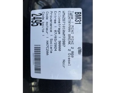 Bouton de demarrage MINI MINI 2 R60 COUNTRYMAN BREAK Diesel